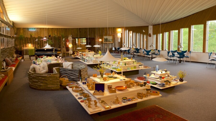 Galería de plata de Juhl ofreciendo vistas interiores, arte y compras