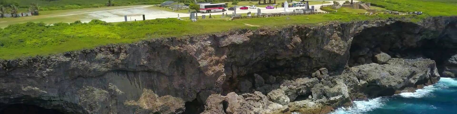 Aerial view of Banzai Cliff, Saipan Island, Japanese.; Shutterstock ID 1106127869; Purchase Order: -