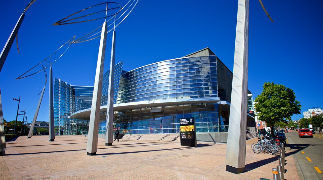 Galerie d\'art de Christchurch montrant architecture moderne
