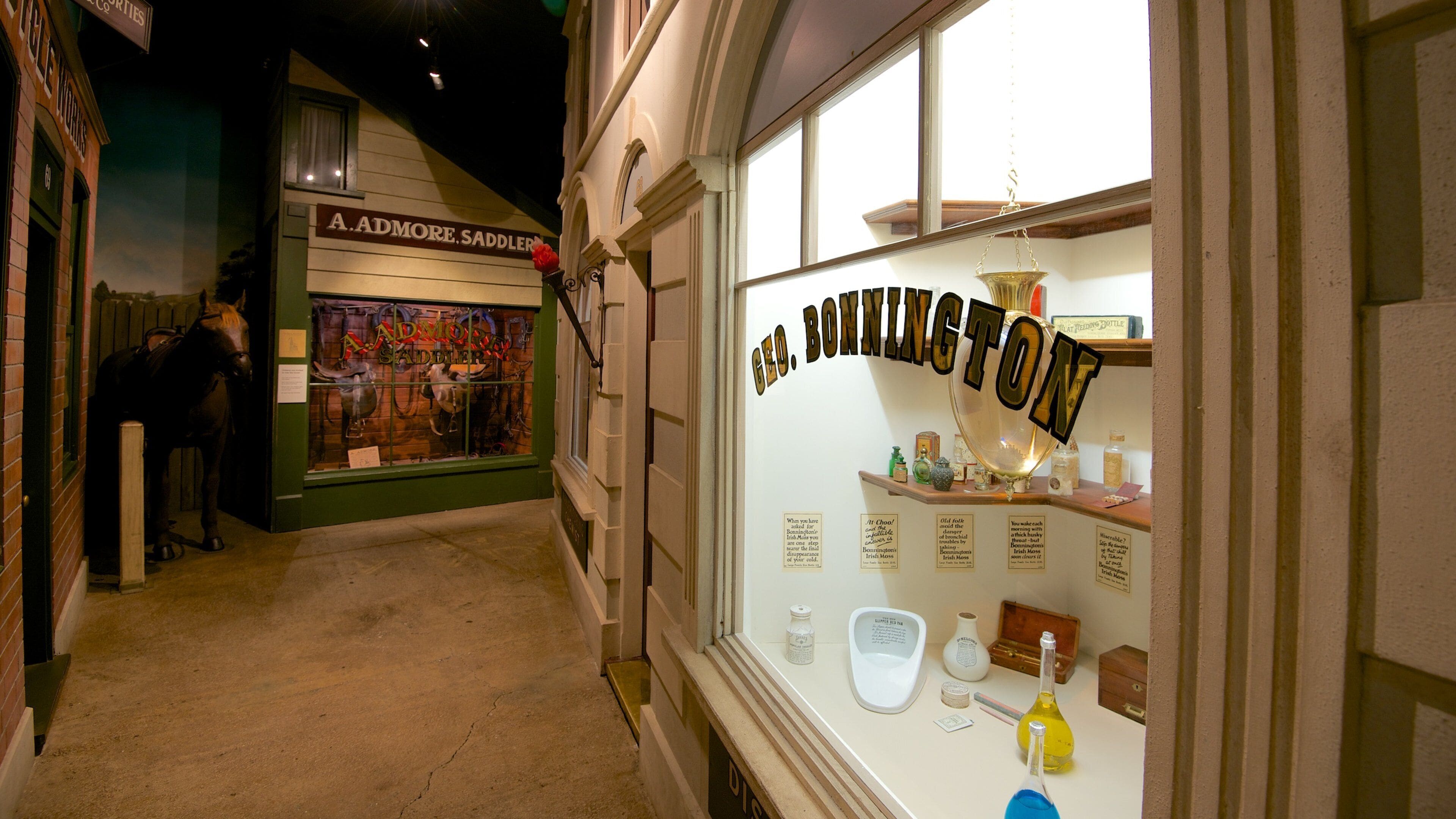 Canterbury museum fasiliteter samt innendørs