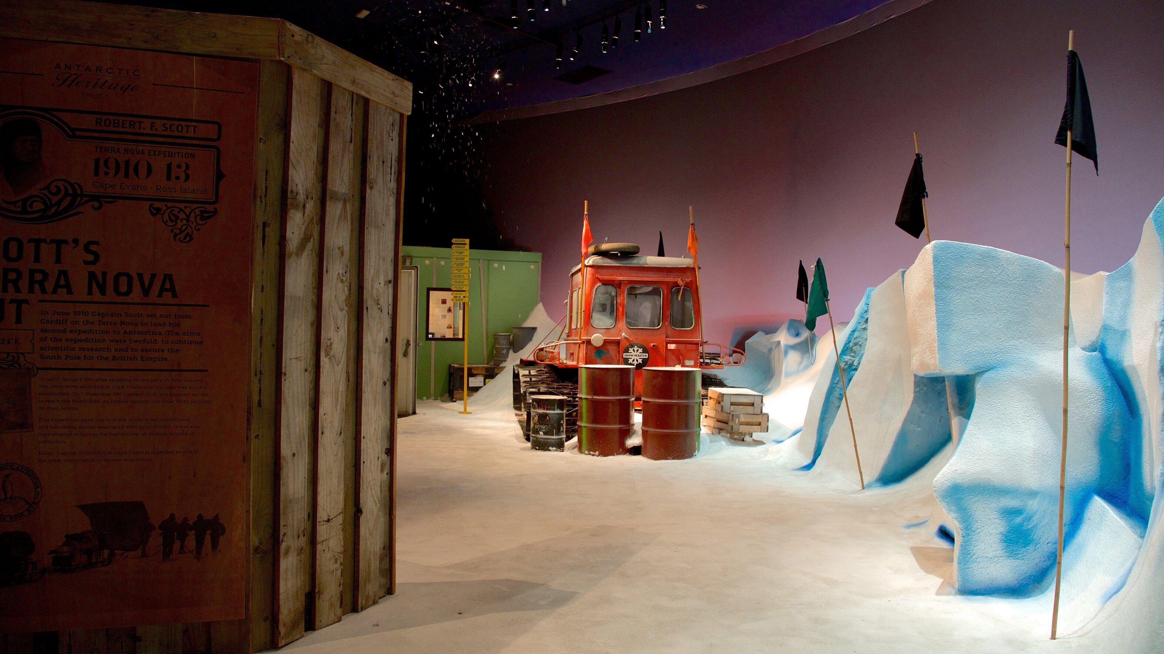 International Antarctic Centre showing interior views