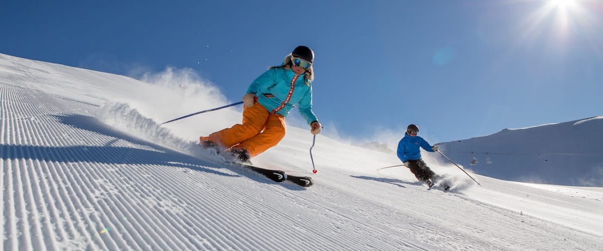 Mount Hutt Skifield which includes snow skiing and snow