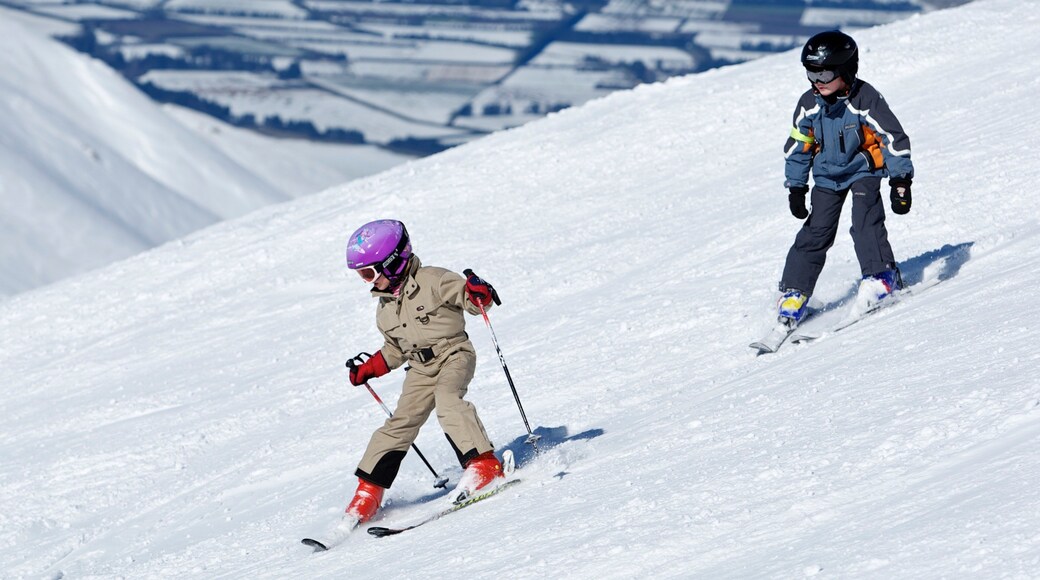 哈特山滑雪場 设有 山, 下雪 和 滑雪