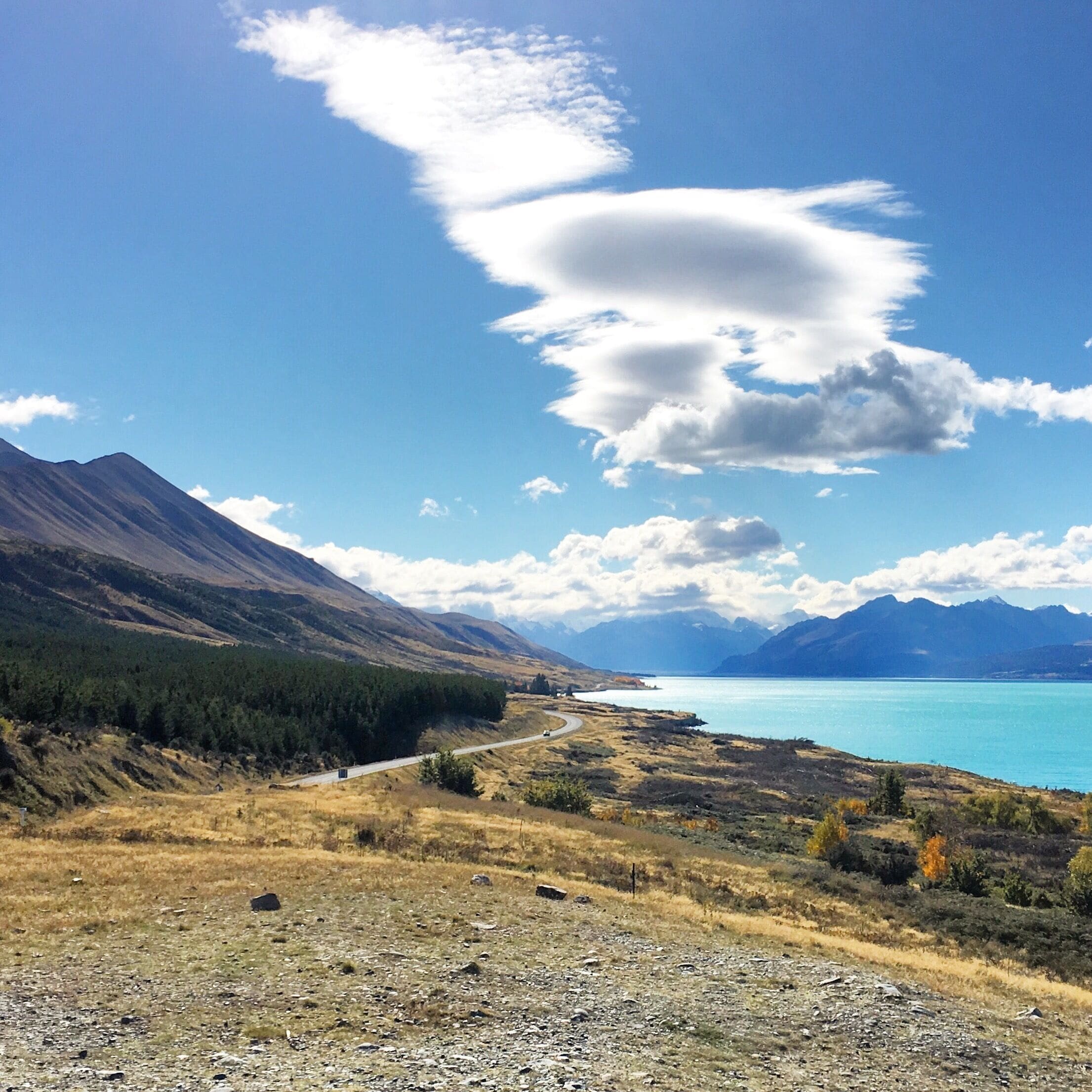 Located between Lake Ohau and Lake Tekapo, the turquoise waters of Lake Pukaki is the biggest of 3 parallel lakes you'll find when exploring New Zealands McKenzie region. 

It's incredible to get right up close to the receding Tasman and Hooker glaciers nearby to see how their decay delivers a constant flow of bright #blue colour into Lake Pukaki.

#NewZealand #MtCook #LakePukaki #Parks #OnTheRoad