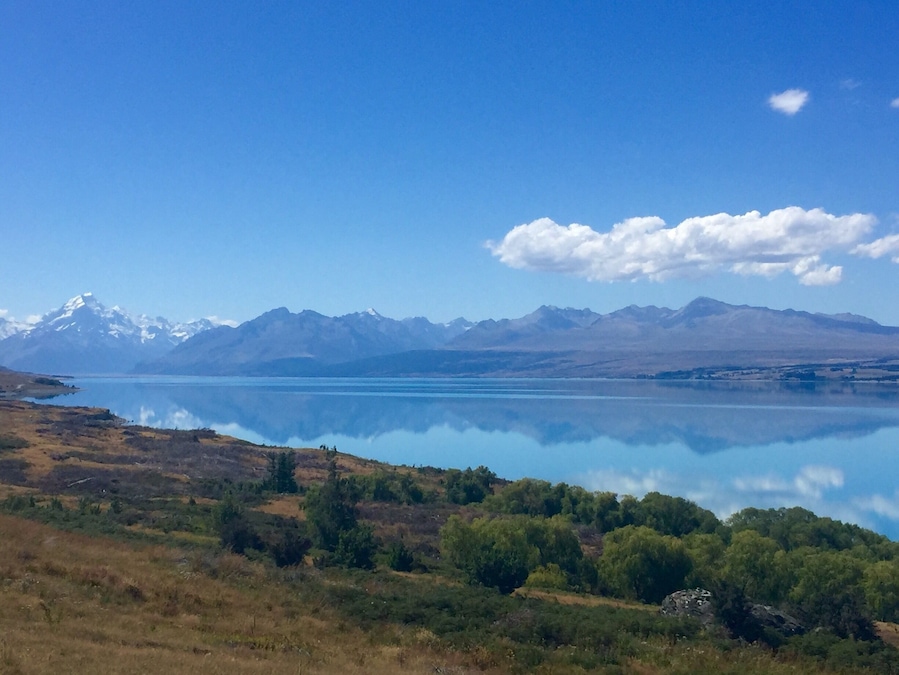 On the way to Mount Cook - the water is the most blue I've ever seen!
#blue