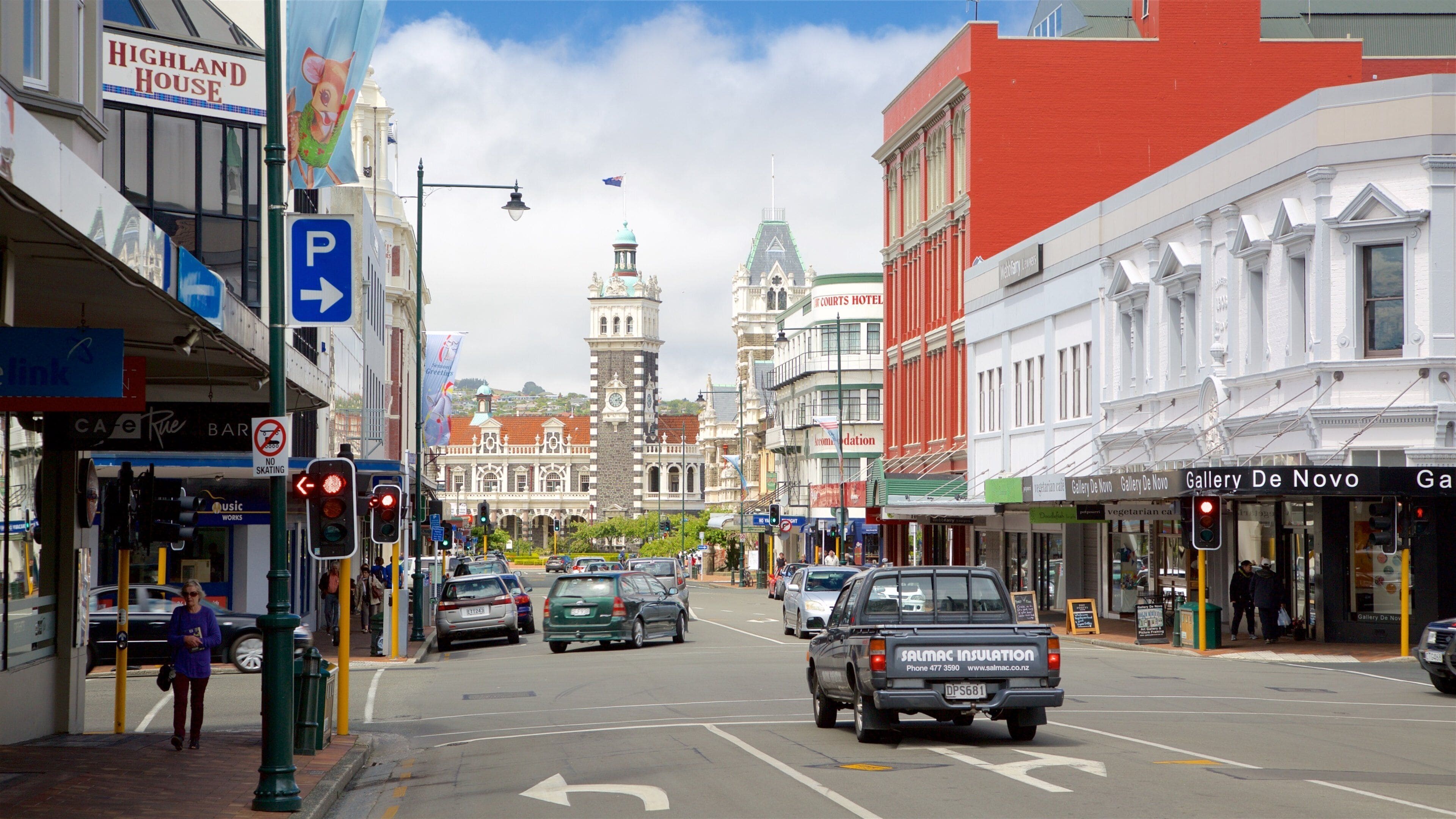 El Octágono mostrando una ciudad, arquitectura patrimonial y escenas cotidianas