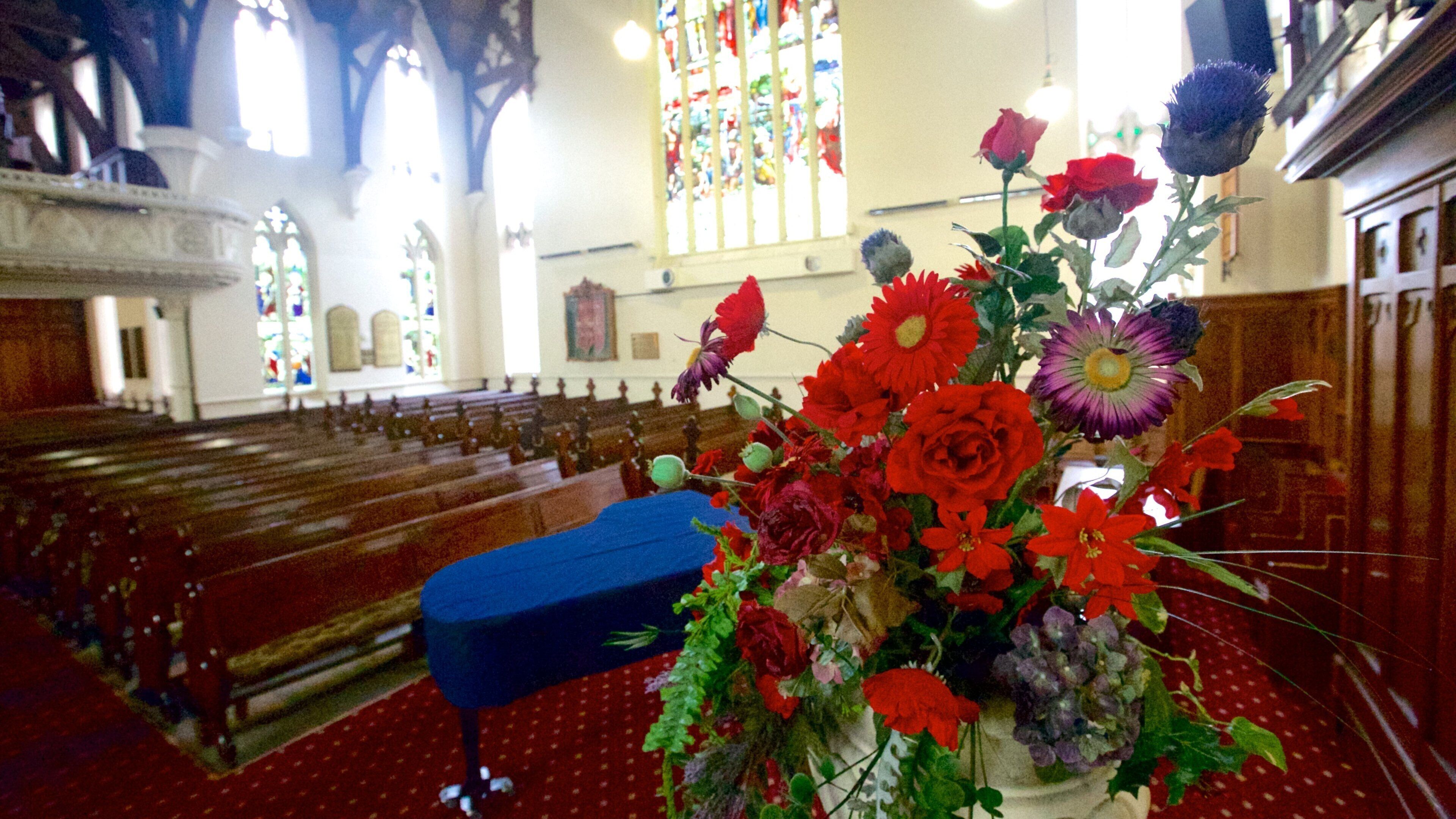 First Church of Otago showing interior views, a church or cathedral and religious elements
