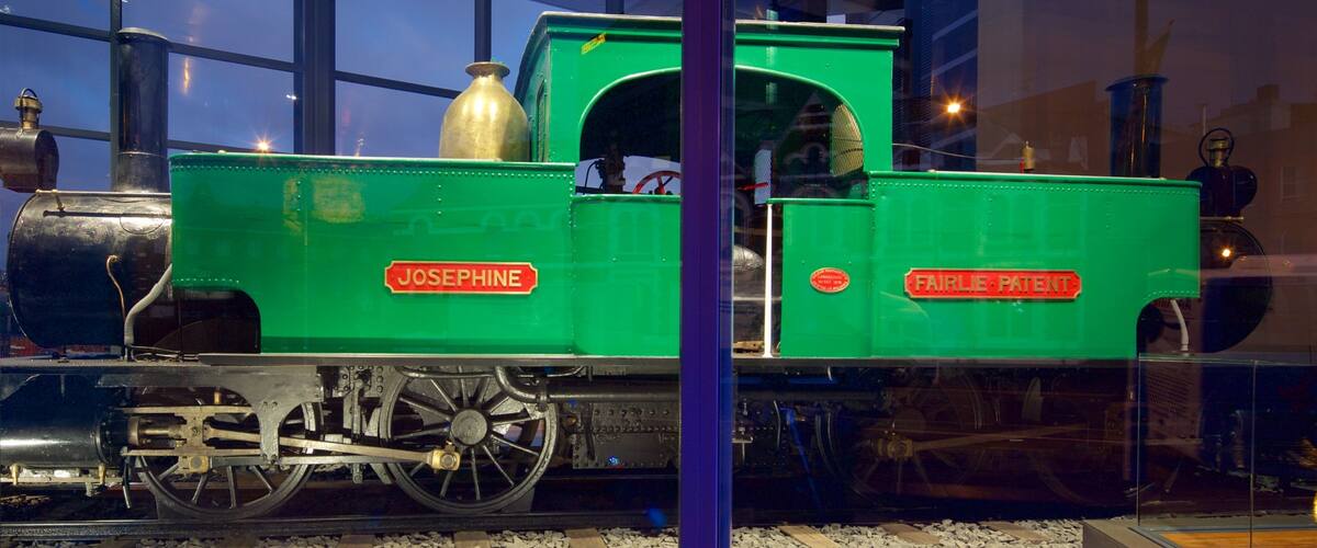 พิพิธภัณฑ์ผู้อพยพแห่งเมืองโอทาโก เนื้อเรื่องที่ สิ่งของเกี่ยวกับการรถไฟ