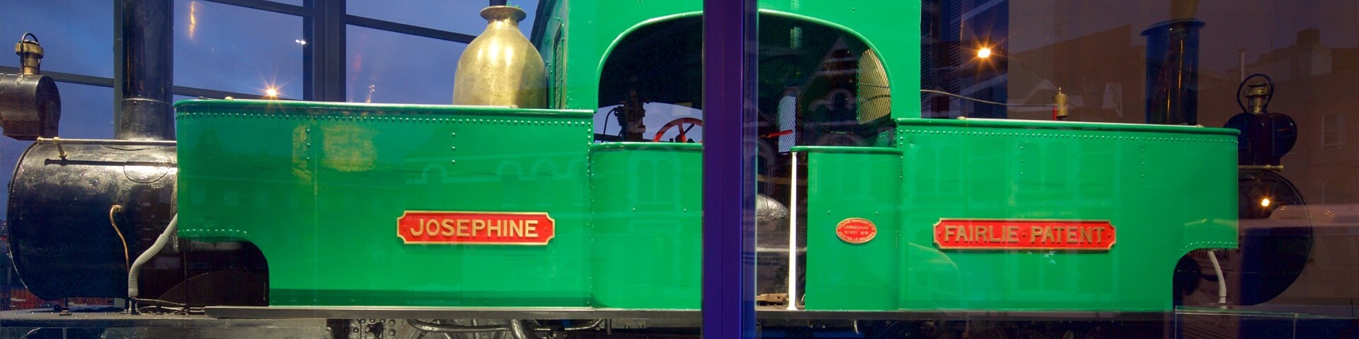 Toitu Otago Settlers Museum mit einem Eisenbahnbetrieb