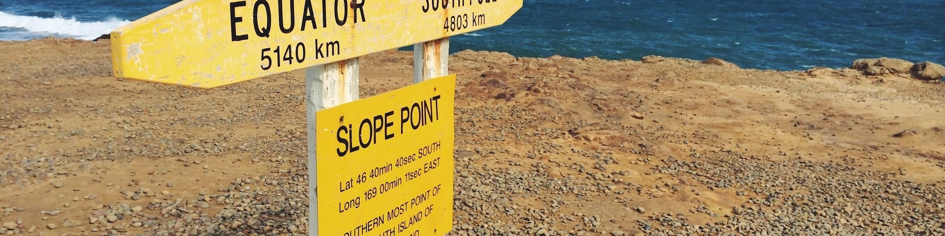 Southern most point of the South Island, New Zealand