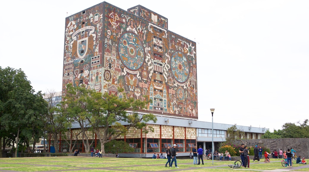 National Autonomous University of Mexico which includes a garden