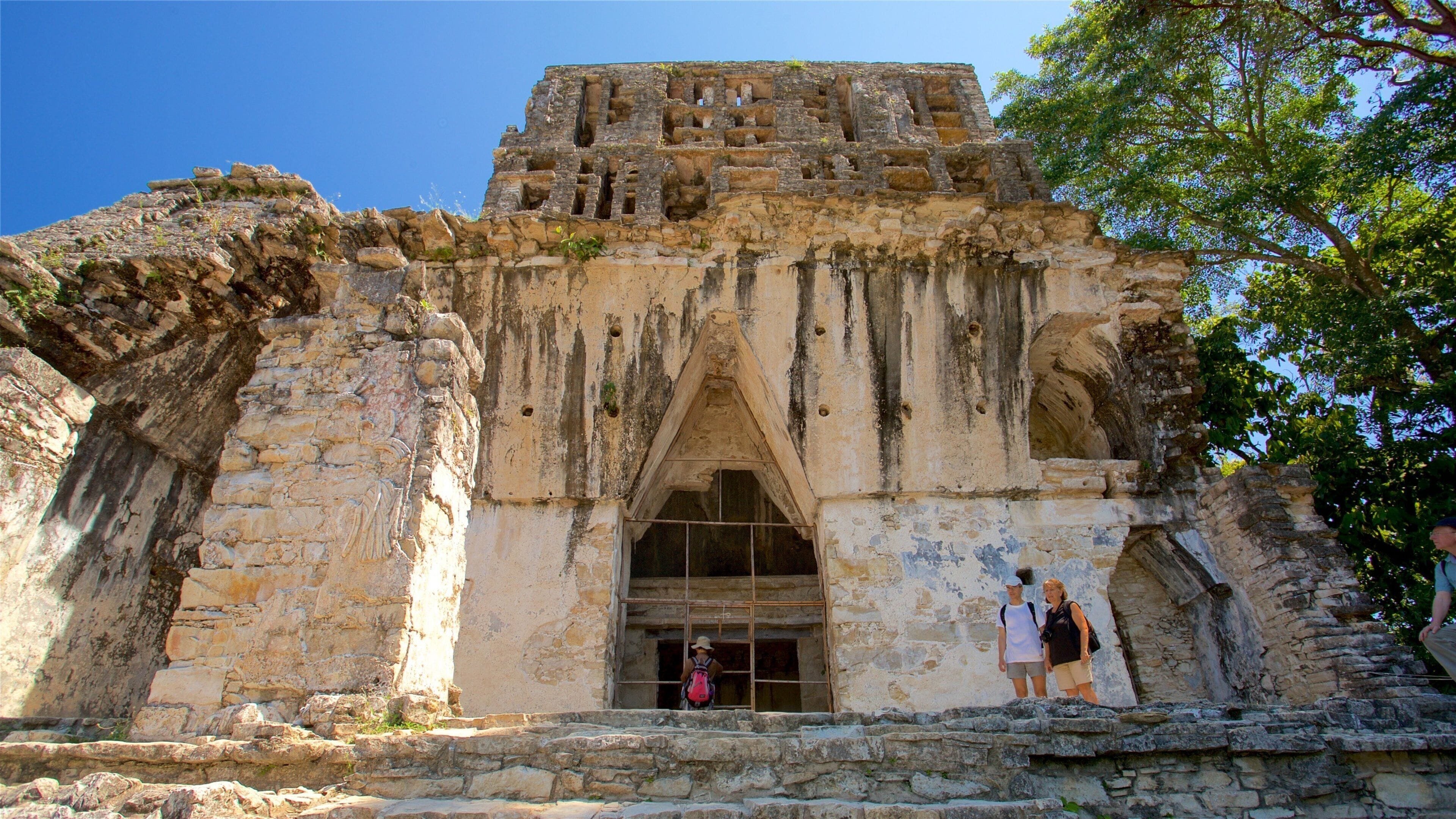 Pre-Hispanic City and National Park of Palenque which includes heritage architecture as well as a couple