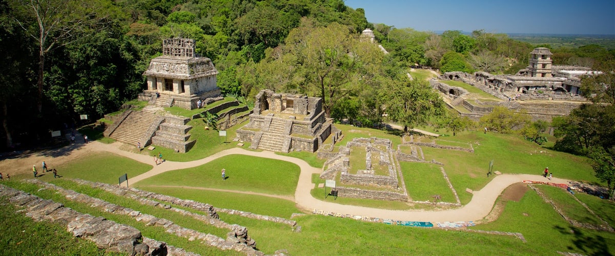 Pre-Hispanic City and National Park of Palenque featuring landscape views, a park and heritage architecture