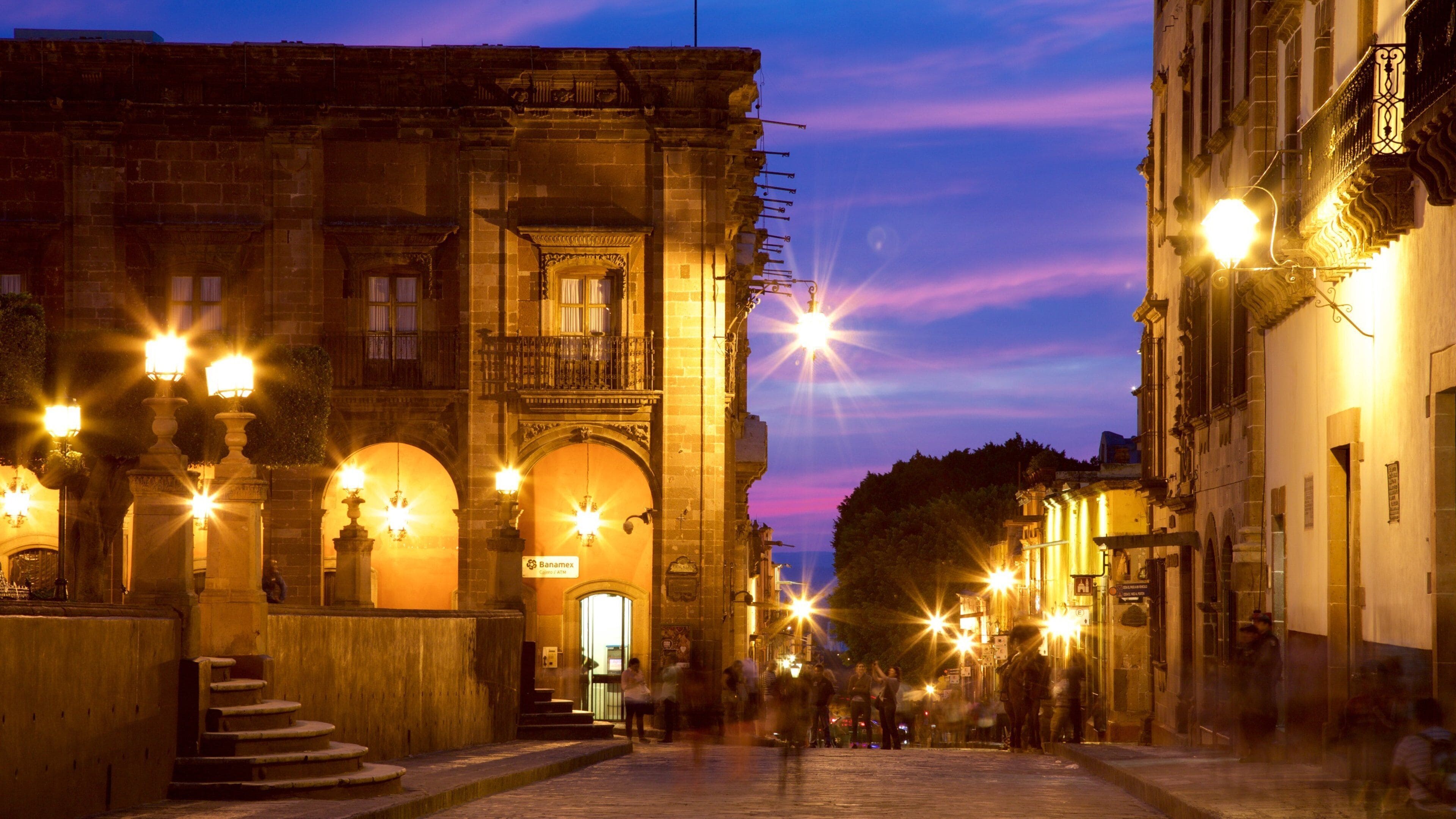 El Jardin featuring night scenes