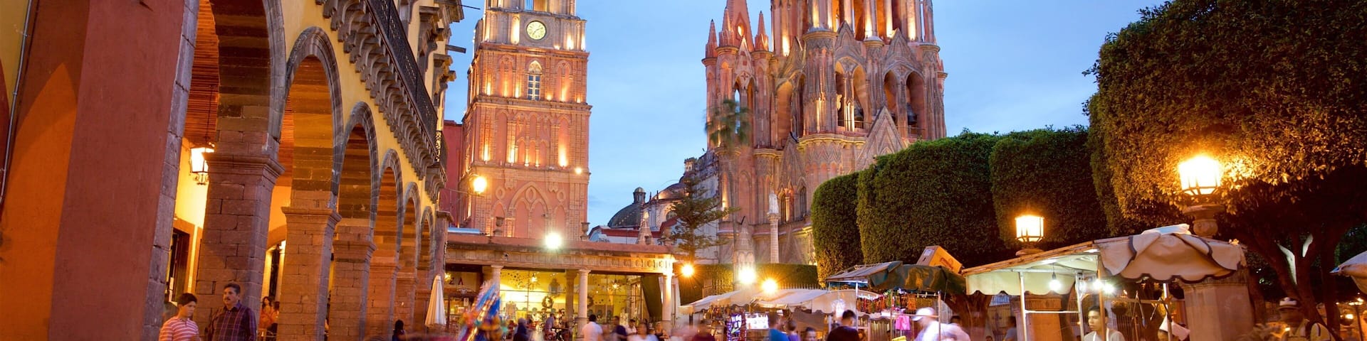 Parish Church of San Miguel Arcangel featuring heritage architecture and a church or cathedral