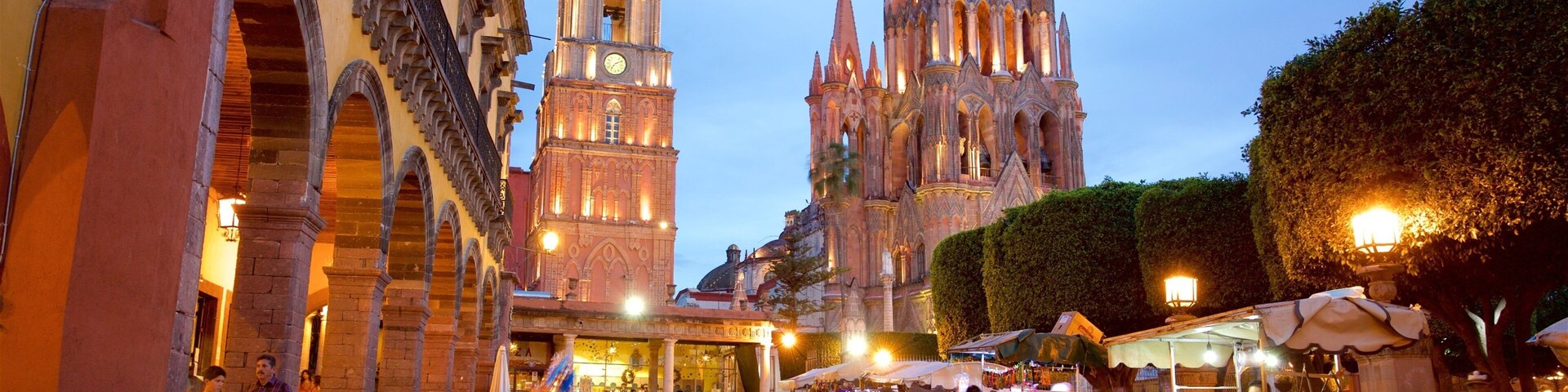 Parish Church of San Miguel Arcangel featuring heritage architecture and a church or cathedral