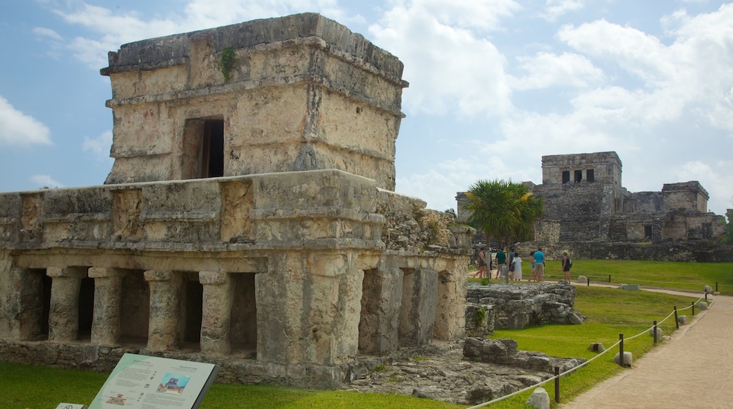 Yucatan Peninsula featuring heritage elements and building ruins