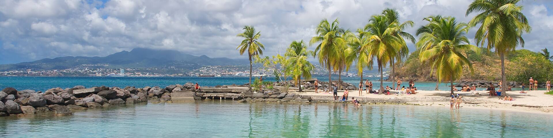 Anse Mitan - Fort-de-France - Martinique - Tropical island of Caribbean sea