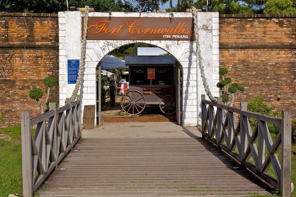 Fort Cornwallis montrant patrimoine architectural