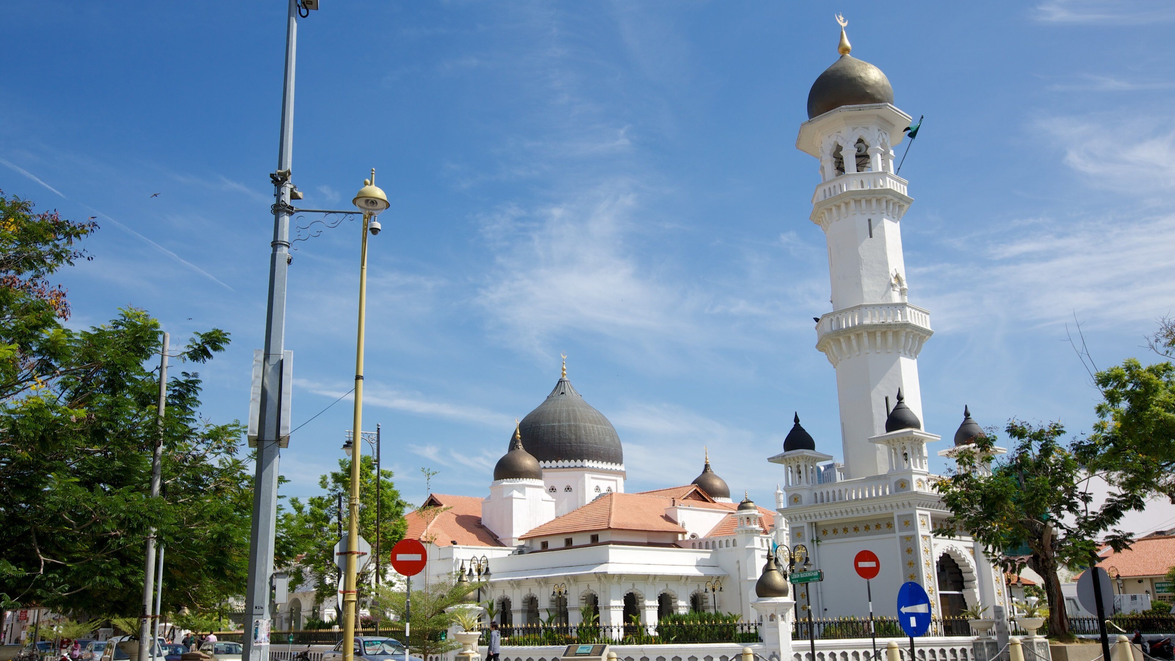 Kapitan Keling Mosque featuring religious elements and a mosque