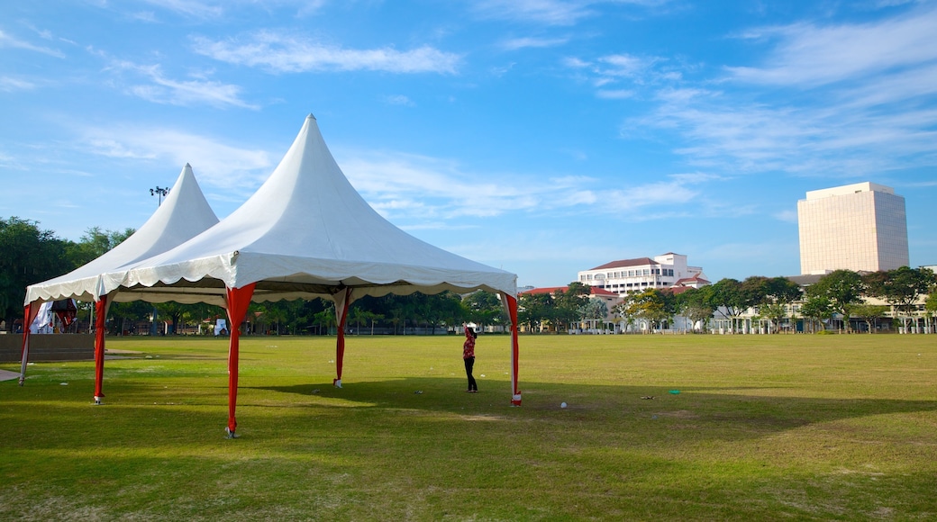 Penang City Hall which includes a garden