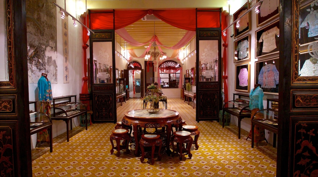 Pinang Peranakan montrant vues intérieures