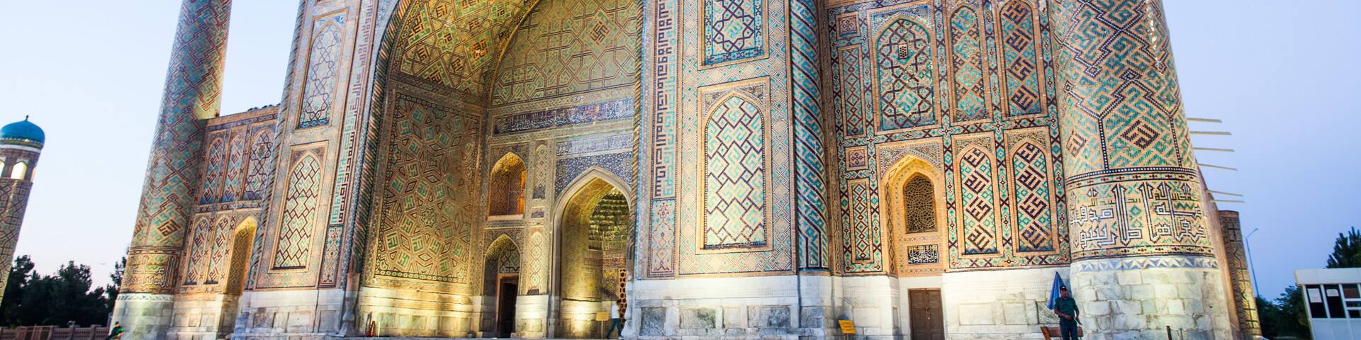 The Registan in Samarkand, Uzbekistan
