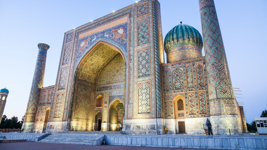 The Registan in Samarkand, Uzbekistan
