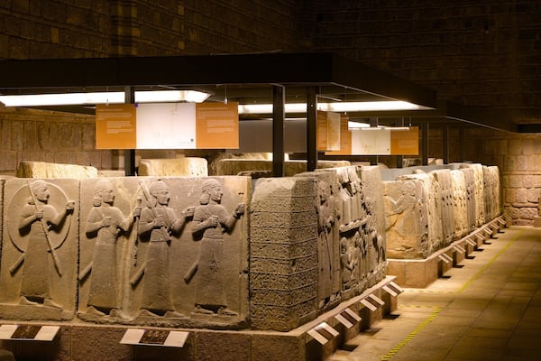 Musée des civilisations anatoliennes mettant en vedette statue ou sculpture