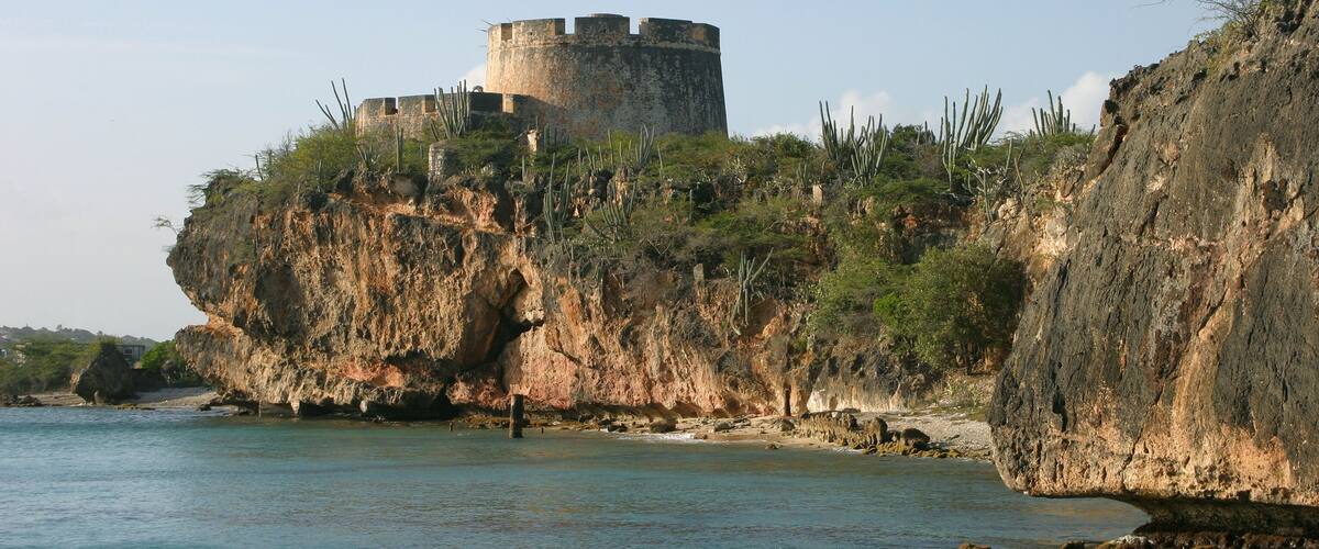 Fort Beekenburg On Caracas Bay Island, Curacao