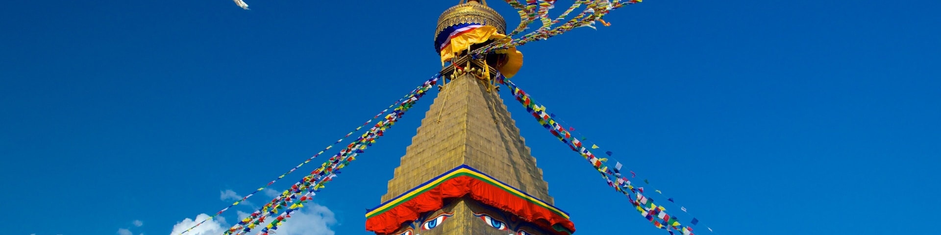 Boudhanath featuring religious elements