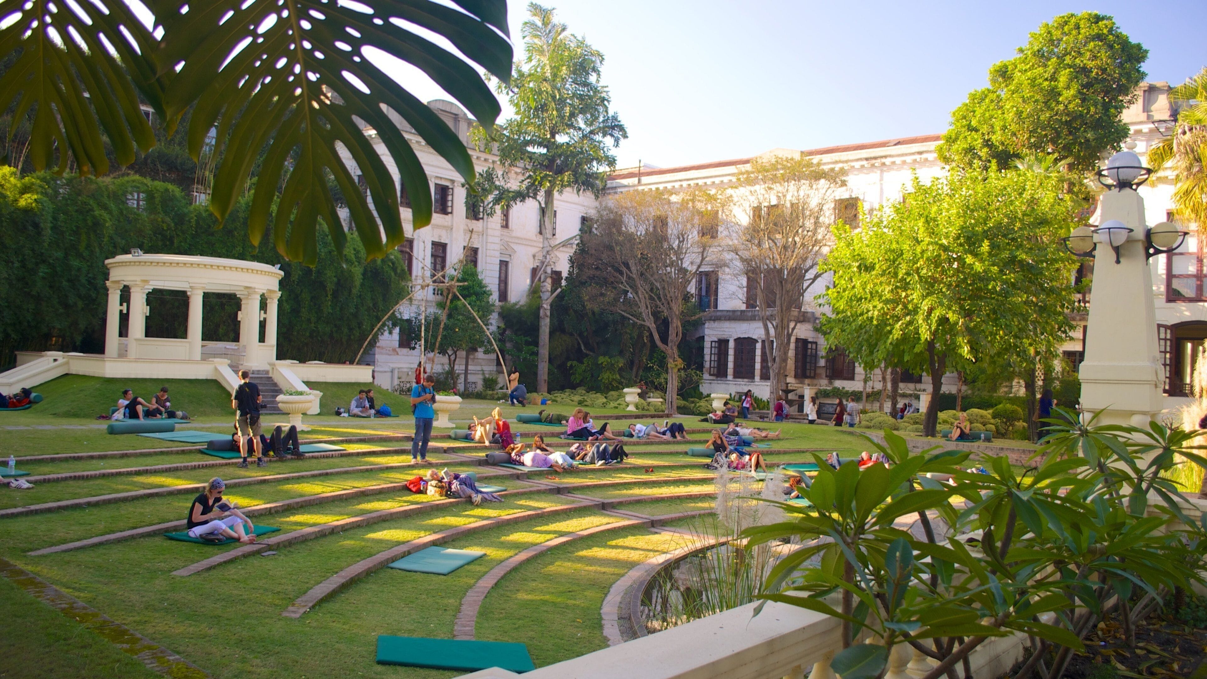 Drømmenes hage som inkluderer park