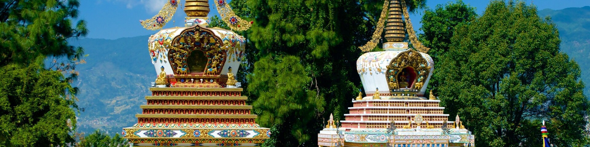 Kopan Monastery featuring a temple or place of worship