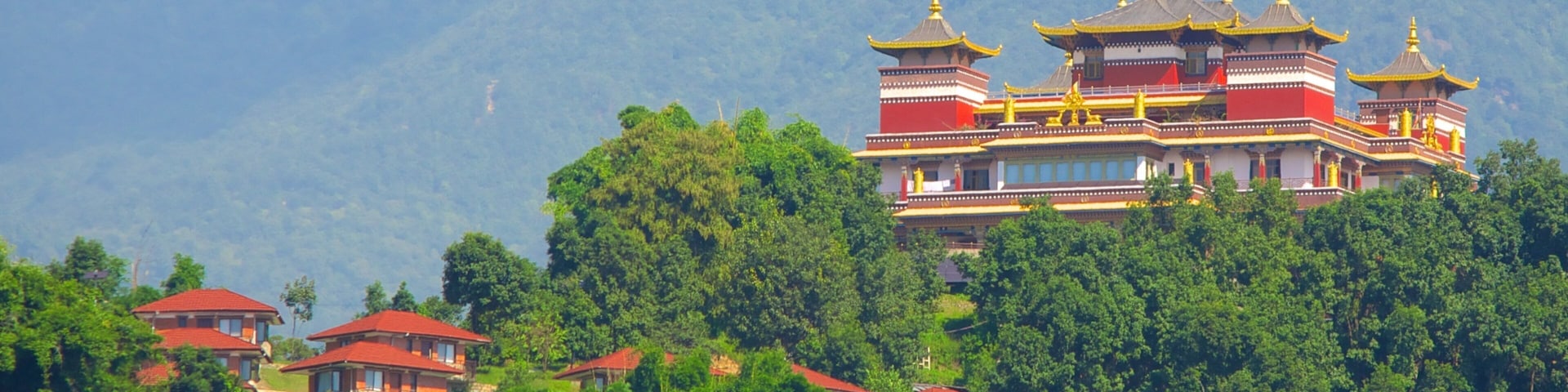 Kopan Monastery which includes a temple or place of worship