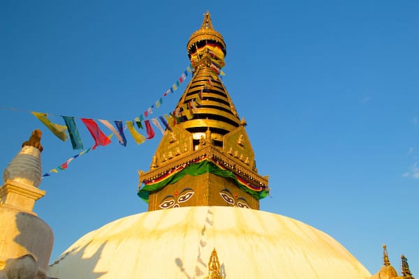 Swayambhunath mit einem religiöse Aspekte