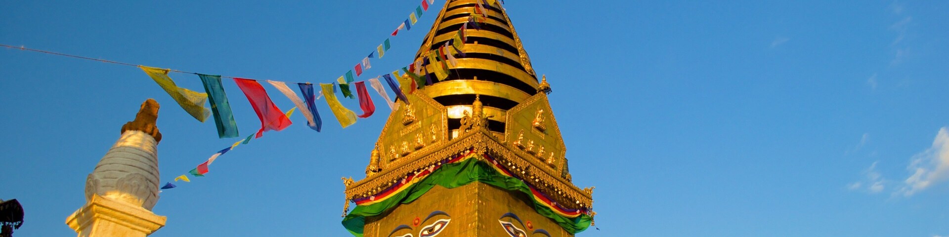 Swayambhunath caracterizando aspectos religiosos