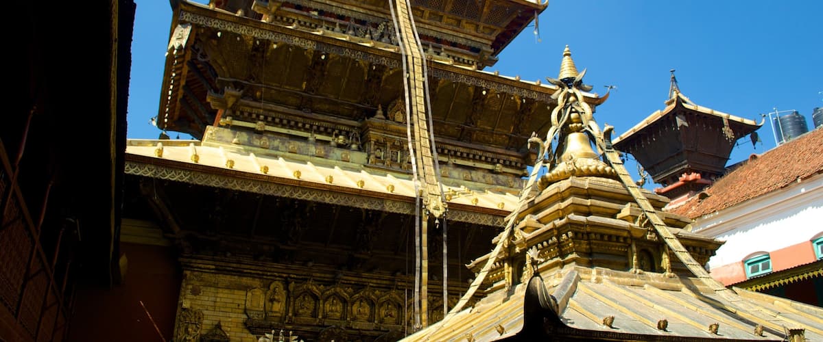 Golden Temple which includes a temple or place of worship and heritage elements