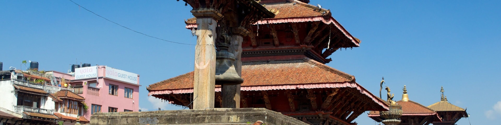 Place Patan Durbar montrant temple ou lieu de culte