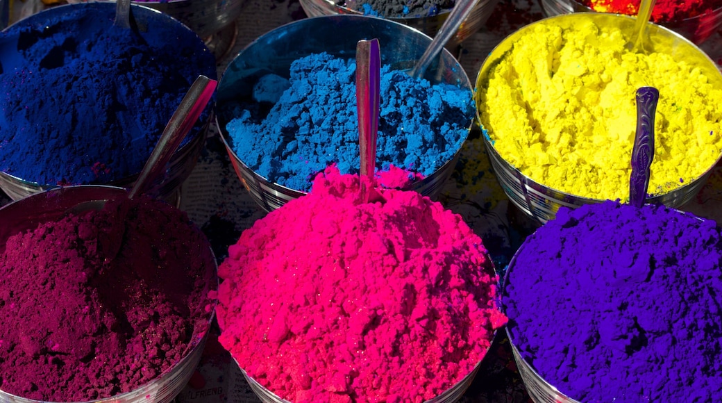 Patan Durbar Square featuring markets