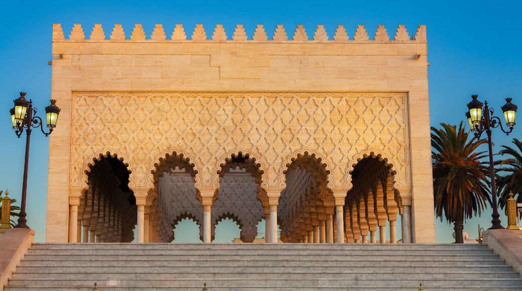 Mausoleum of Mohammed V at sunset. Rabat, Morocco; Shutterstock ID 386806072; Purchase Order: -
