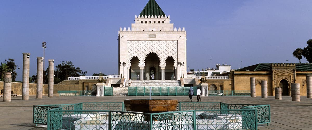 Hassan Tower featuring heritage architecture and a square or plaza