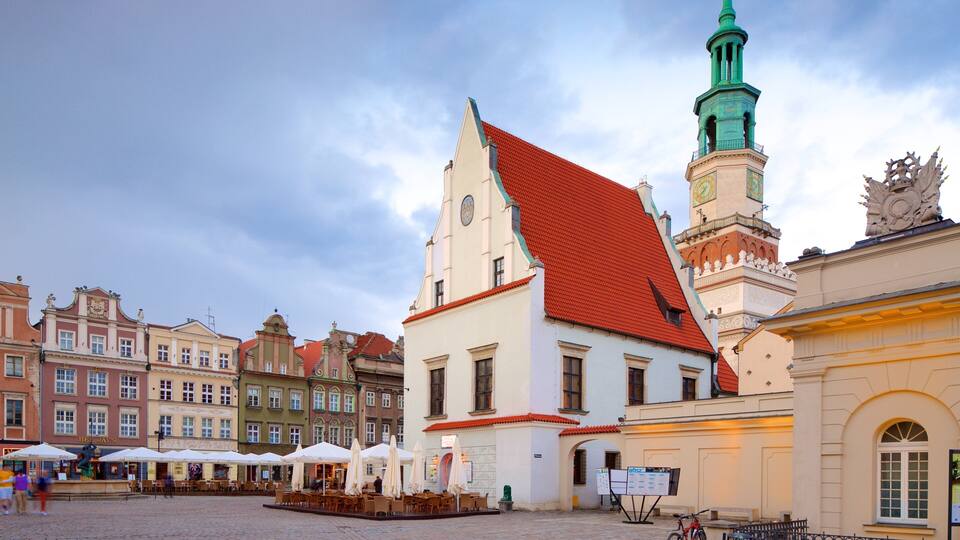 Stary Rynek showing a city and a square or plaza