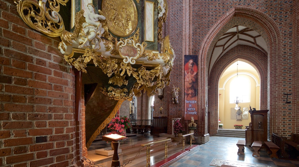 Archcathedral Basilica of St. Peter and St. Paul featuring interior views, heritage elements and a church or cathedral