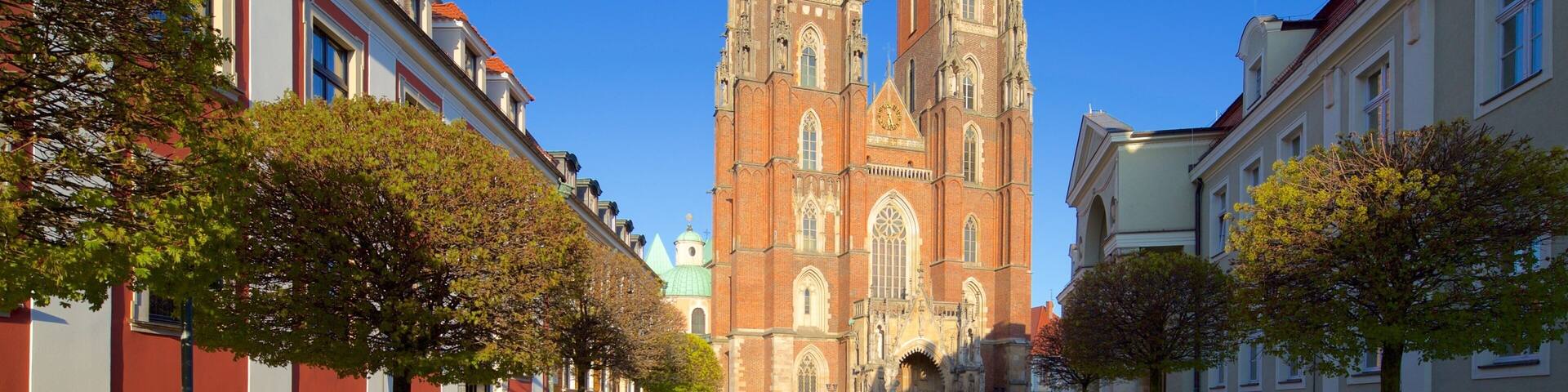 Cathédrale de Wroclaw montrant église ou cathédrale