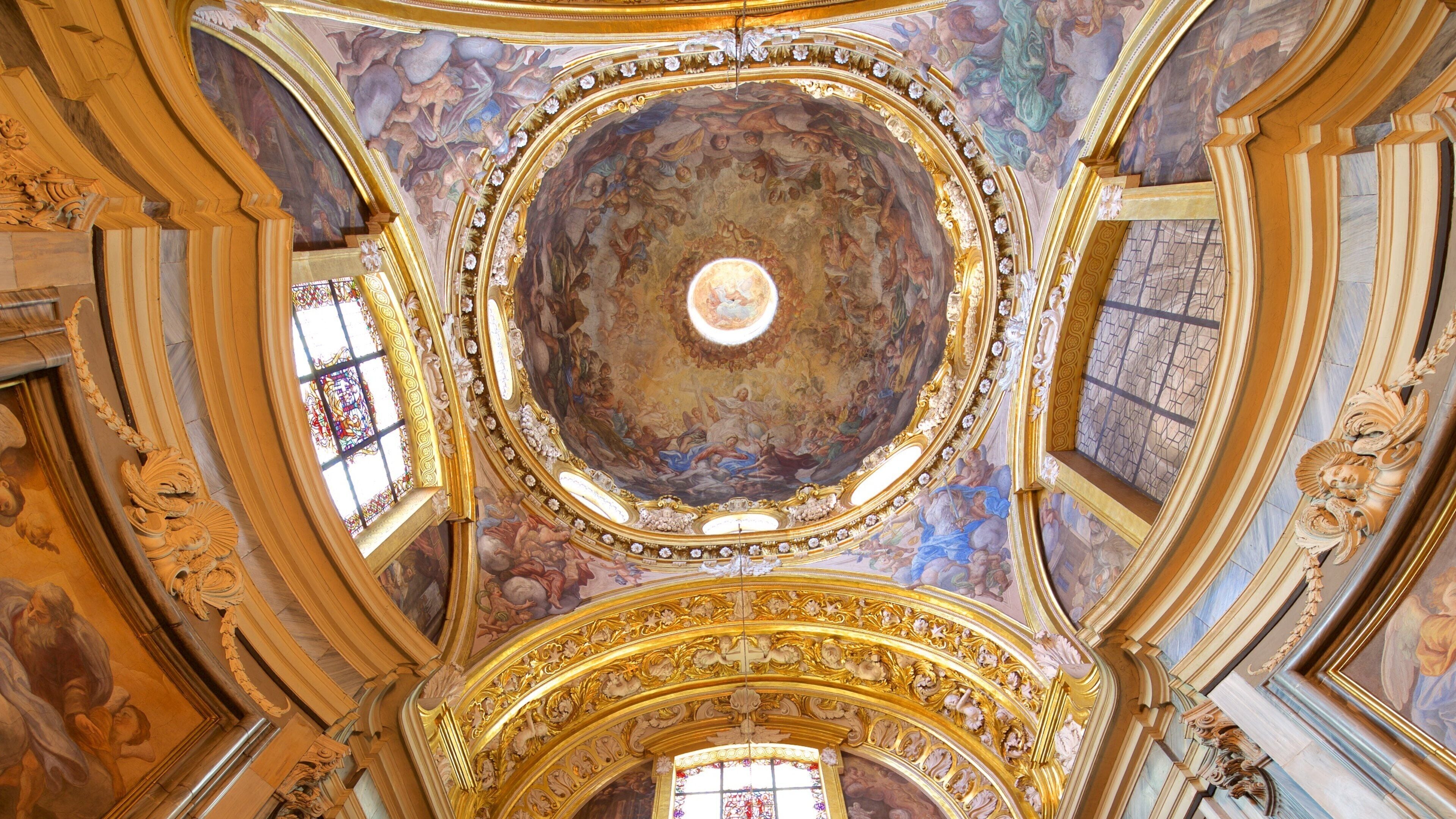 Wroclaw Cathedral featuring art, interior views and a church or cathedral