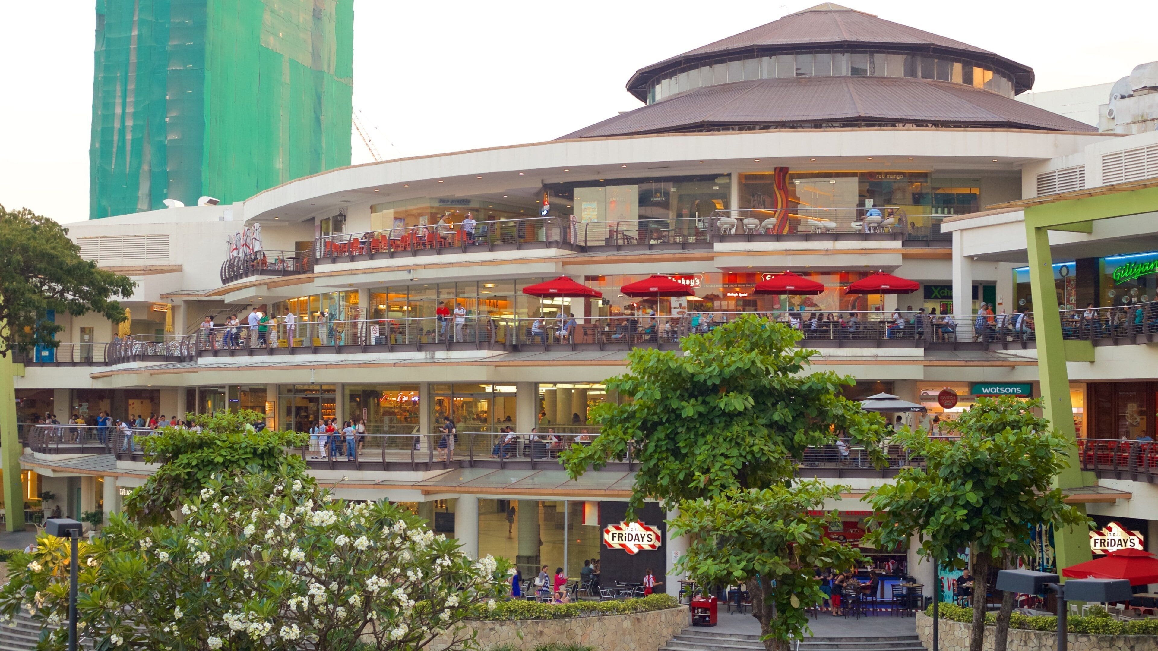 Ayala Center which includes modern architecture