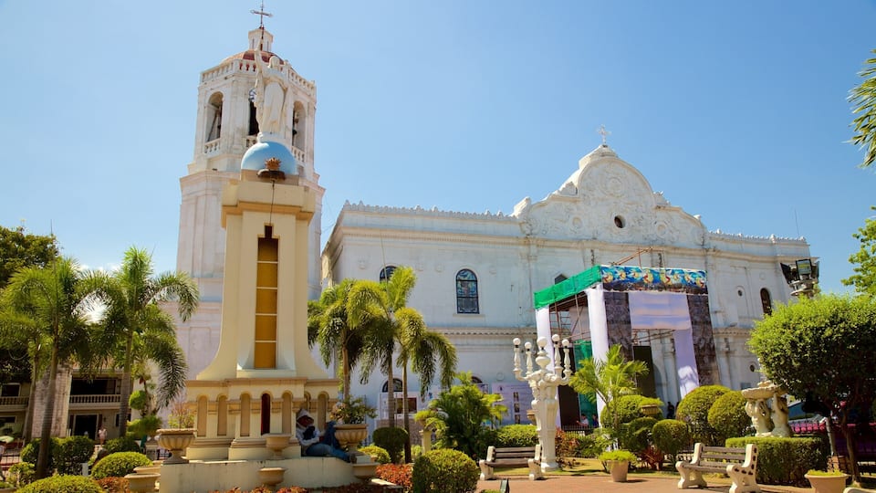 Cebu Metropolitan Cathedral showing heritage architecture, a church or cathedral and religious elements