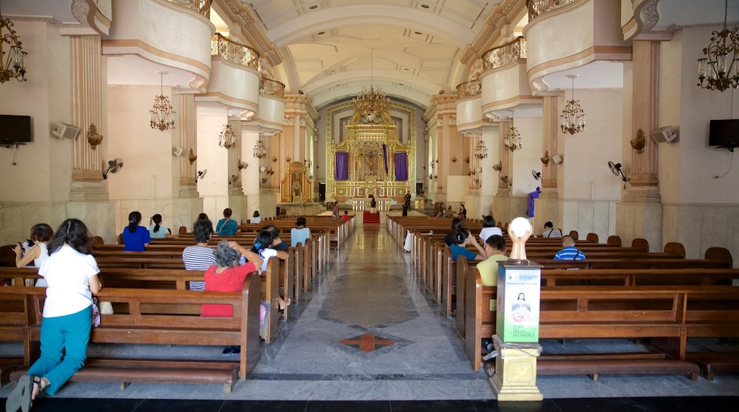 Cebu Metropolitan Cathedral which includes interior views, a church or cathedral and religious aspects