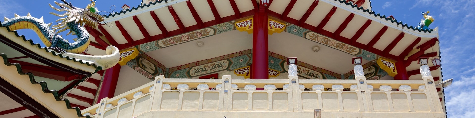 Philippines Taoist Temple featuring religious elements, heritage architecture and a temple or place of worship