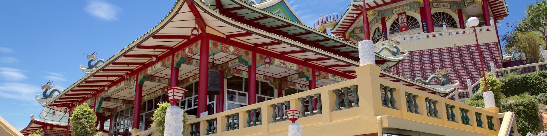 Templo Taoista de Filipinas ofreciendo elementos religiosos y un templo o sitio de culto